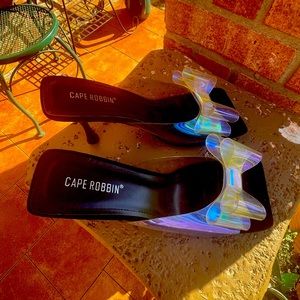 Clear Holographic heel AMAZING
